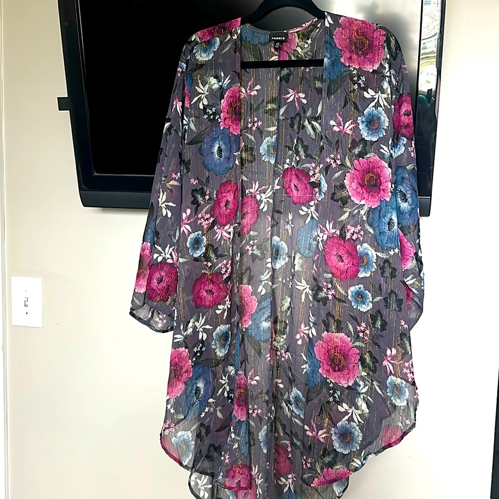 Torrid Floral Kimono